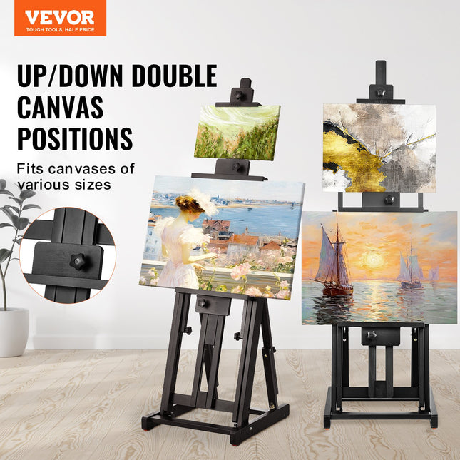 Studijinis molbertas VEVOR W14, iki 195 cm drobėms