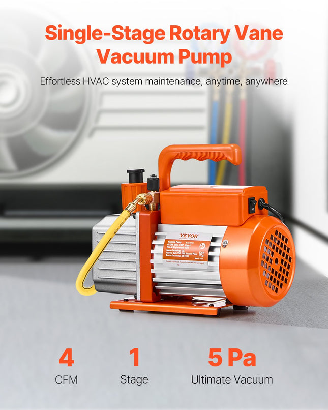 Vakuuminis siurblys VEVOR VP135, 113 l/min (4 CFM)