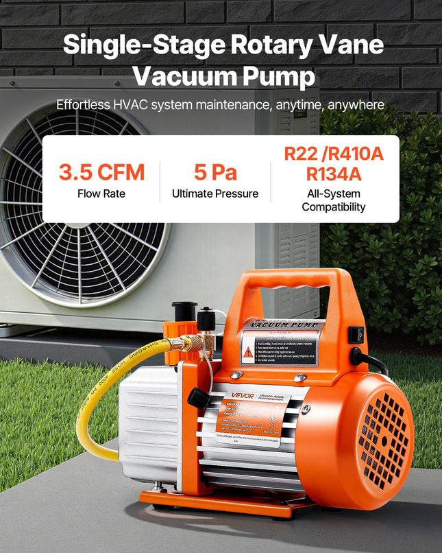 Vakuuminis siurblys VEVOR VP125, 100 l/min