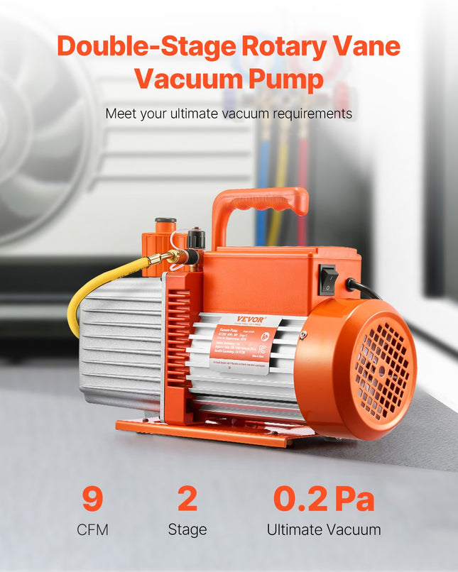 Vakuuminis siurblys VEVOR VP280, 254 l/min (9 CFM)