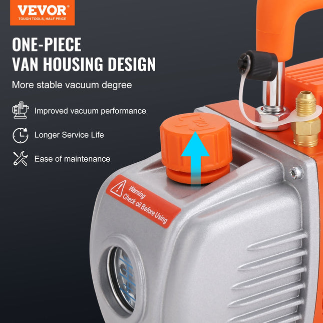Vakuuminė kamera su siurbliu VEVOR TW-1K, 18,9 l