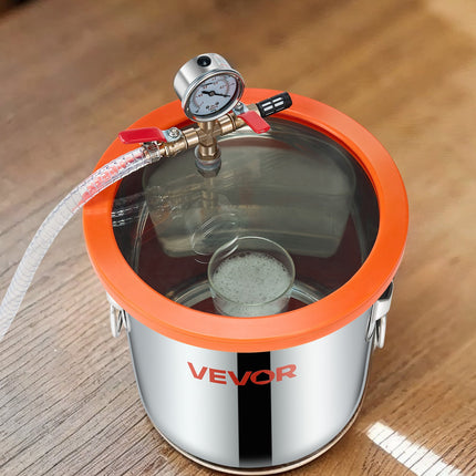 Vakuuminė kamera su siurbliu VEVOR VP125, 11,36 l