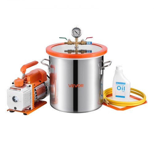 Vakuuminė kamera su siurbliu VEVOR RS-1, 11,36 l