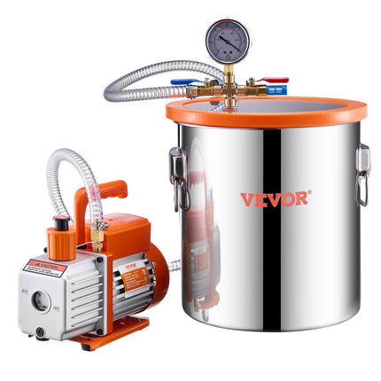 Vakuuminė kamera su siurbliu VEVOR VP125, 19 l