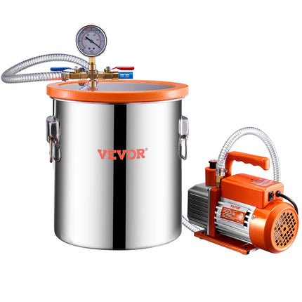 Vakuuminė kamera su siurbliu VEVOR VP125, 19 l