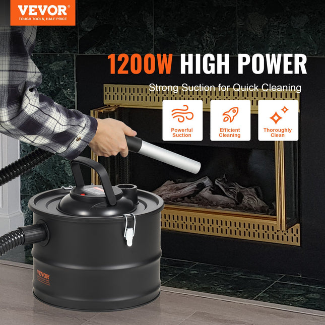 Pelenų siurblys VEVOR K-622/1200, 1200W