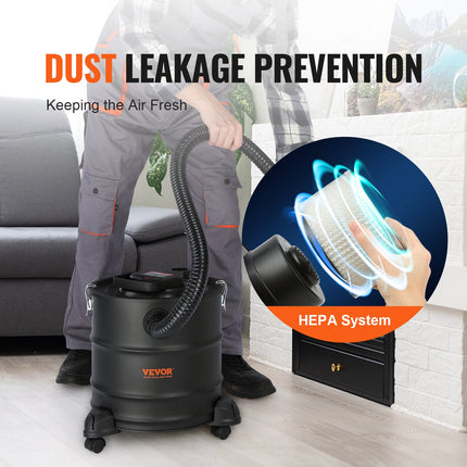 Pelenų siurblys VEVOR K-622, 1200 W