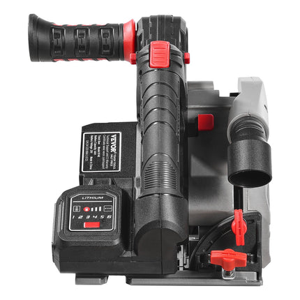 Akumuliatorinis įleidžiamas diskinis pjūklas VEVOR 8140, 140 mm