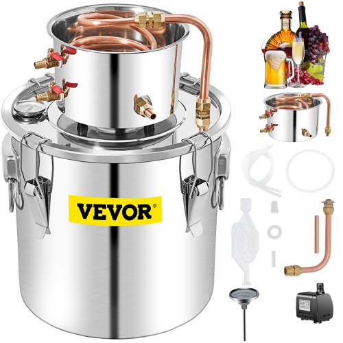 Alkoholio distiliavimo aparatas VEVOR VV-AD-50L, 50 l