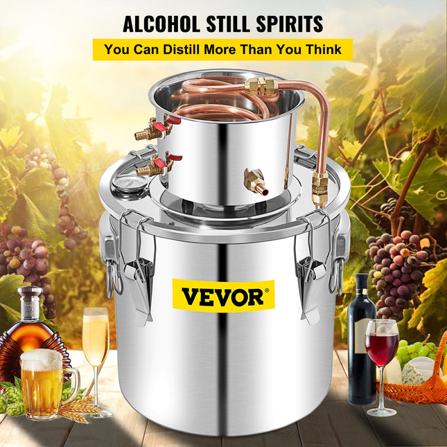 Alkoholio distiliavimo aparatas VEVOR VV-AD-50L, 50 l