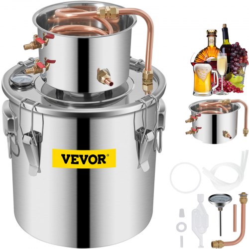 Distiliavimo aparatas VEVOR, 12,5 l talpa