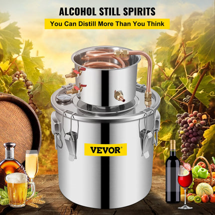 Distiliavimo aparatas VEVOR, 12,5 l talpa