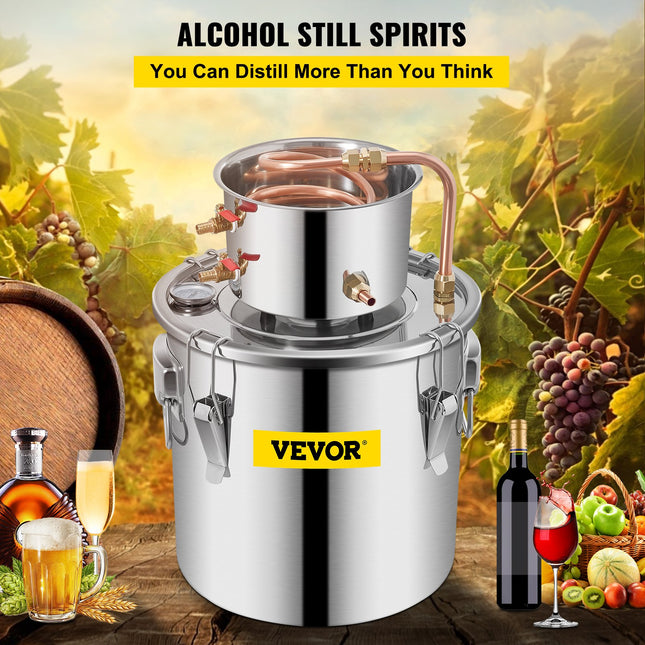 Distiliavimo aparatas VEVOR, 12,5 l talpa