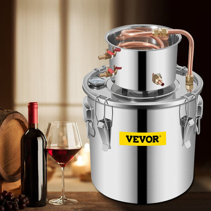 Distiliatorius VEVOR 12L, nerūdijančio plieno