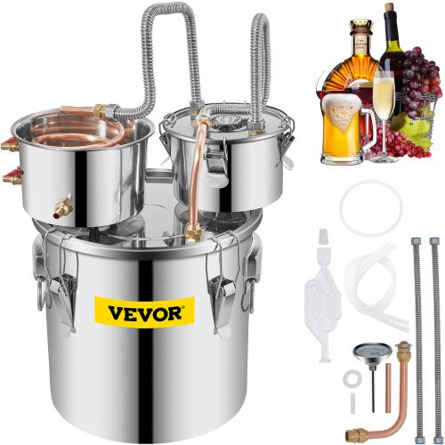 Distiliavimo aparatas VEVOR 5 Gal, 19 l talpa