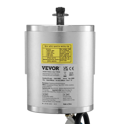 Elektrinio variklio komplektas VEVOR JZ48V1800W, 1800W