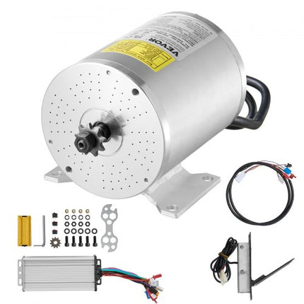 Elektrinis bešepetėlis variklis VEVOR JZ48V1800W, 1800W