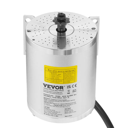 Elektrinis bešepetėlis variklio komplektas VEVOR BY1020D, 1800W