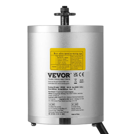 Elektrinis bešepetėlis variklis VEVOR BY1020, 3000W