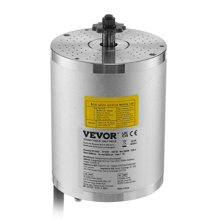 Elektrinis bešepetėlis variklis VEVOR BY1020, 3000W