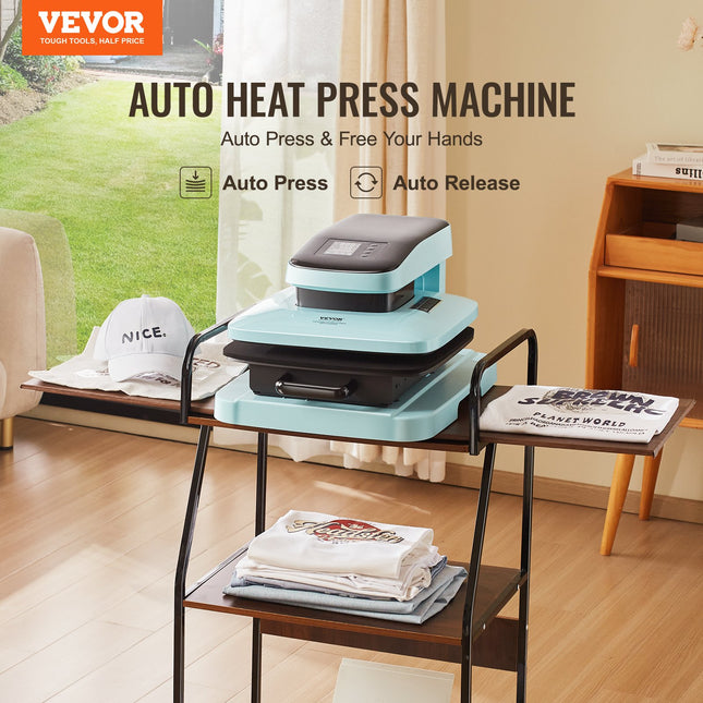 Automatinis termopresas VEVOR ZD-888/2, 38,1 x 38,1 cm