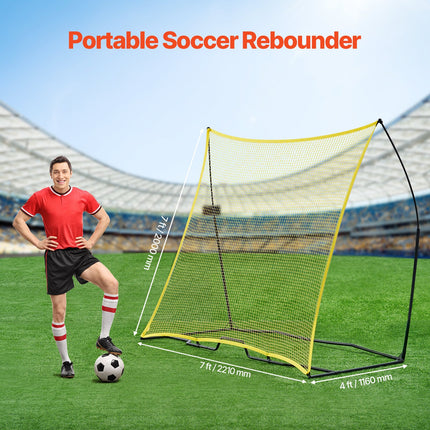 Futbolo treniruoklis (rebounder) VEVOR ZQHTW7x7, 213x213 cm