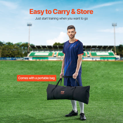 Futbolo treniruoklis (rebounder) VEVOR ZQHTW7x7, 213x213 cm
