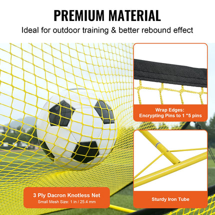 Futbolo treniruoklis VEVOR XH-01, 183x130 cm