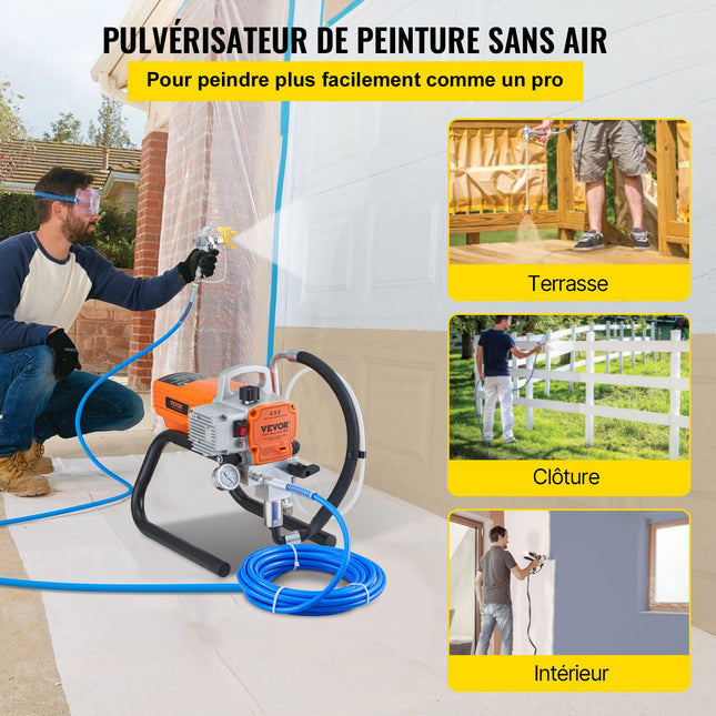 Beoris dažų purkštuvas VEVOR 450, 1800 W