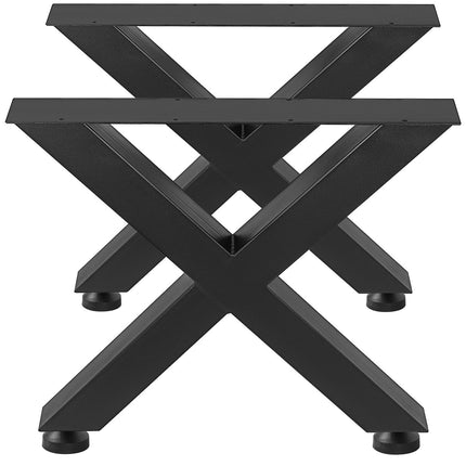 Metalinės stalo kojos VEVOR X-formos, 40x39,5 cm
