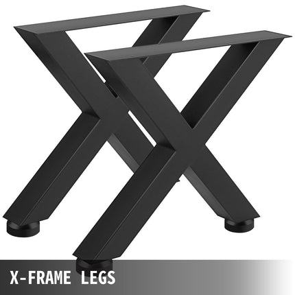 Metalinės stalo kojos VEVOR X-Frame, 720x790 mm
