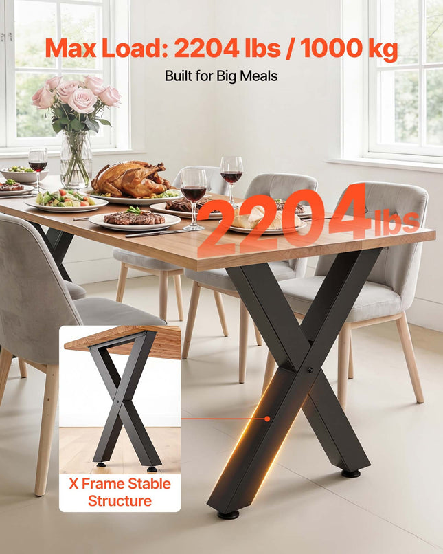 Stalo kojos VEVOR HXZTXX28-24, 1000 kg maksimali apkrova