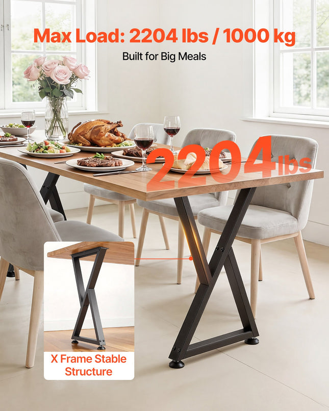 Stalo kojos VEVOR HXZT8X28-17.7, 1000 kg apkrova