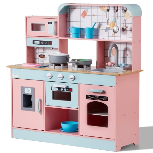 Žaislinė virtuvėlė VEVOR TLG81021, Rožinė