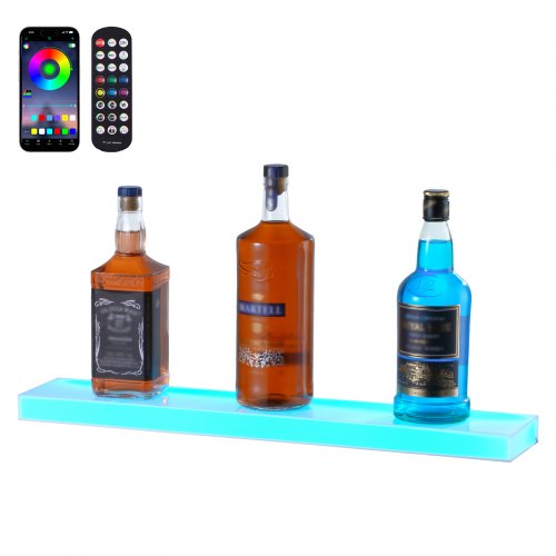 LED gėrimų butelių lentyna VEVOR ok-1-24, 60 cm ilgio