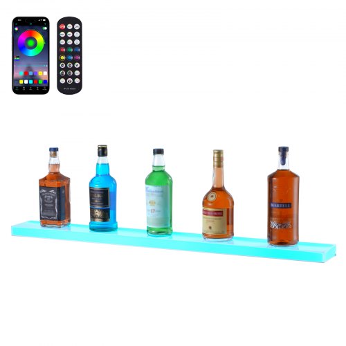 LED gėrimų butelių lentyna VEVOR ok-1-40, 101 cm ilgio