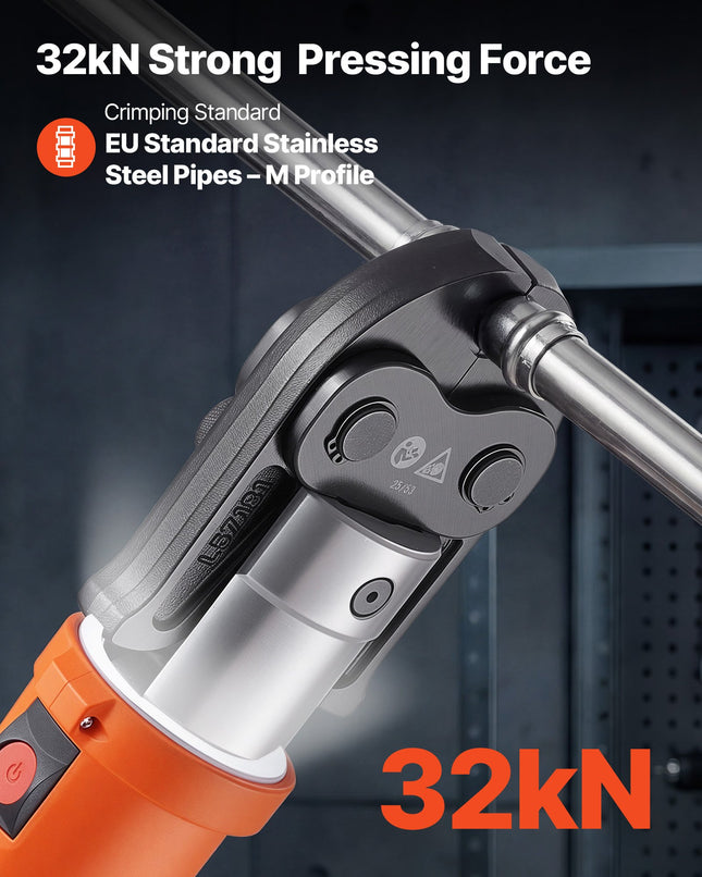 Akumuliatorinis vamzdžių presas VEVOR ZEP-1550, 32 kN