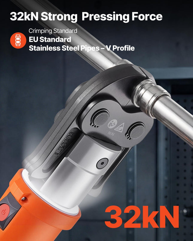 Akumuliatorinis vamzdžių presas VEVOR ZEP-1550, 32 kN