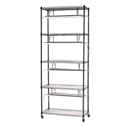 Lentyna augalams su apšvietimu VEVOR 6C18075-T8DP06P8-EU, 180 cm aukščio