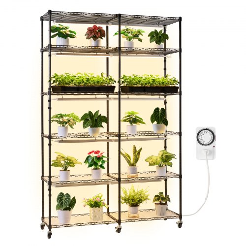 Lentyna augalams su apšvietimu VEVOR 6C180120-2020T06P10-EU, 200W