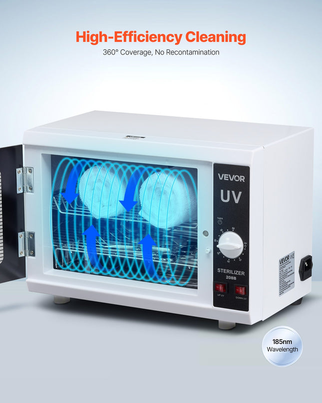 Nagų įrankių sterilizatorius VEVOR 208B, 12L talpa