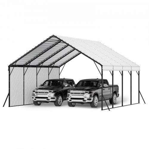 Metalinė stoginė automobiliui VEVOR KD-TPQC-006-20x20ft, 5,8 x 6 x 3,77 m