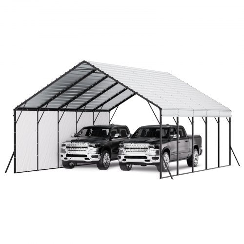 Metalinė stoginė automobiliui VEVOR KD-TPQC-007-20x24ft, 5,8 x 7,45 x 3,77 m