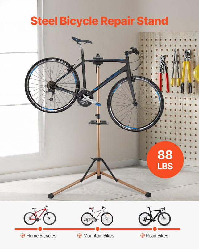 Dviračių remonto stovas VEVOR HS-QX-006R-1, 40 kg keliamoji galia