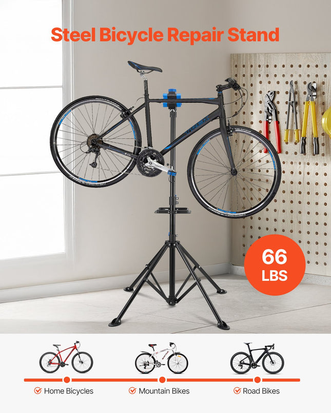 Dviračių remonto stovas VEVOR HS-QX-006S, 30 kg keliamoji galia