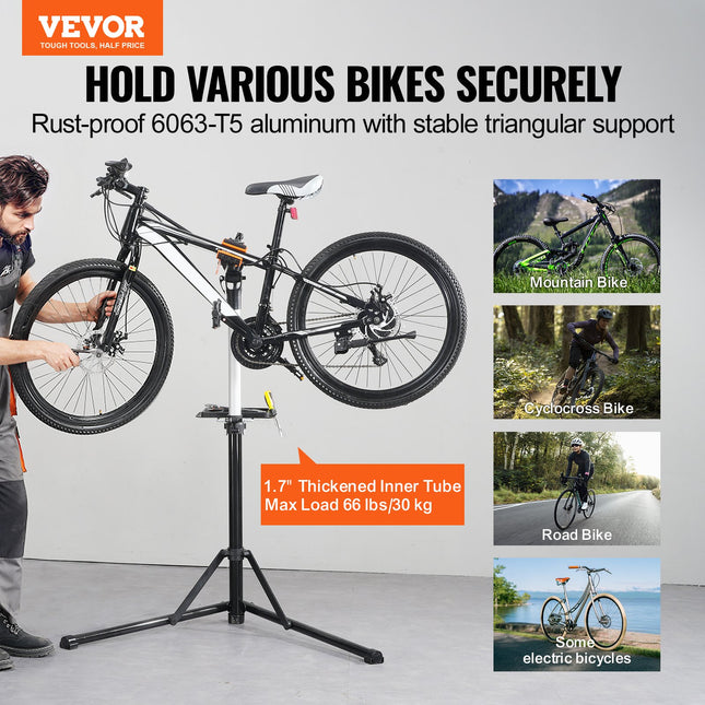 Dviračių remonto stovas VEVOR TQXL-11, 30 kg apkrova