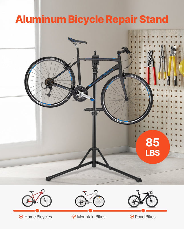 Dviračių remonto stovas VEVOR HS-QX-006LV, 38,5 kg keliamoji galia