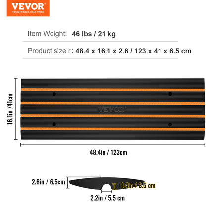 Užvažiavimo rampa VEVOR C02, 15 t keliamoji galia