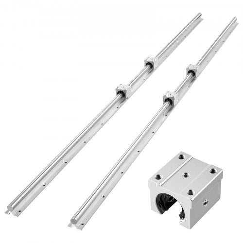 Linijinio judėjimo kreipiančiųjų rinkinys VEVOR SBR20, 2000 mm