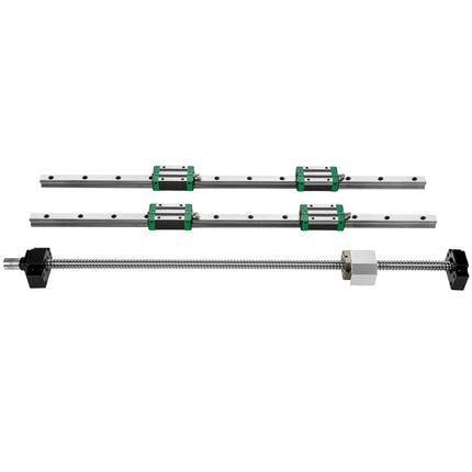 Linijinių kreipiančiųjų ir sraigto rinkinys VEVOR HGR20-1500, 1500 mm
